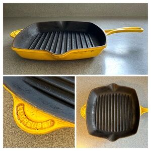 🤑ClosetClearoutSale🤑 Le Creuset Cast Iron Signature Skillet Grill